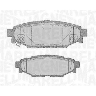 Колодки тормозные к-кт Magneti Marelli 363916060700 фото