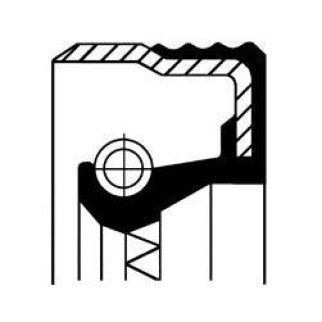 Сальник коленвала CORTECO 12012709B фото