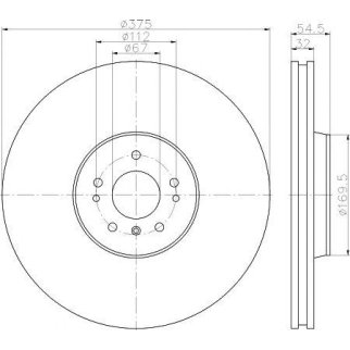 Диск тормозной передний вентилируемый TEXTAR 92176603 фото