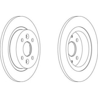 Диск торм. зад. KIA SHUMA 96-01, SPECTRA 04-09, CERATO 01-04 фото