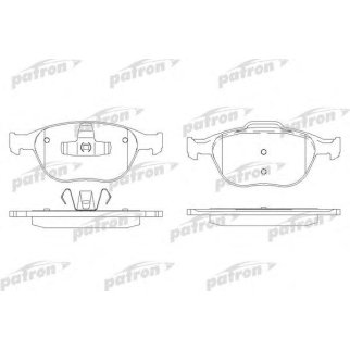 Колодки тормозные PATRON PBP1568 фото