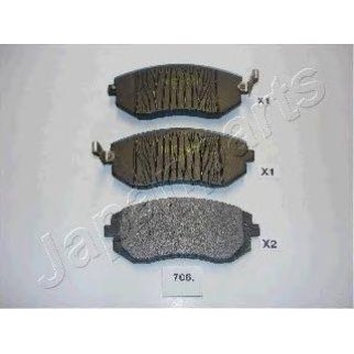 Колодки тормозные Japanparts PA-706AF фото