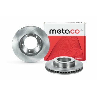 Диск тормозной передний вентилируемый metaco 3050-093 фото 3