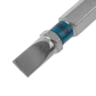 Набор бит SL6,0х50, сталь S2, 10шт GROSS фото 4