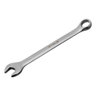 Ключ комбинированный 12 мм, CrV, матовый хром// STELS фото