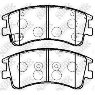 Колодки тормозные передние к-кт NiBK PN5526 фото