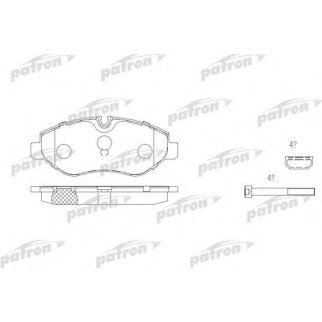 Колодки тормозные дисковые передн MERCEDES-BENZ SPRINTER 3,5 c бортовой платформой 06-, SPRINTER 3, фото