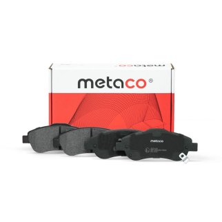 Колодки тормозные передние к-кт metaco 3000-043 фото