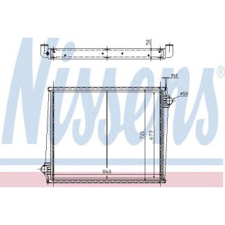Радиатор основной Nissens 64068A фото