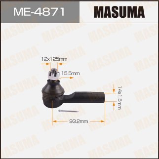 Наконечник рулевой Masuma ME-4871 фото