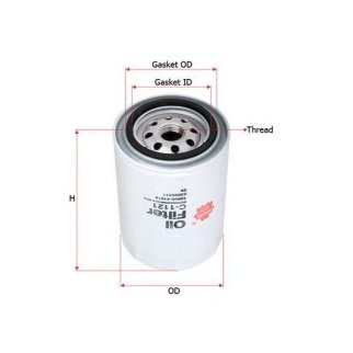 Фильтр масляный SAKURA C1121 фото