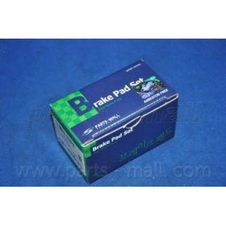 Колодки тормозные передние к-кт PARTS-MALL PKC-002 фото