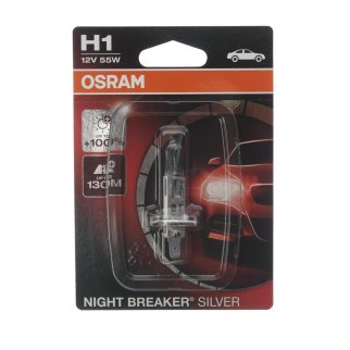 Лампа OSRAM галогеновая H1 P14.5S 55W фото