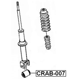 Сайлентблок FEBEST CRAB-007 фото 2
