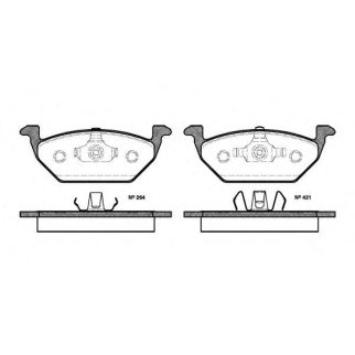 Колодки тормозные передние к-кт REMSA 0633.20 фото