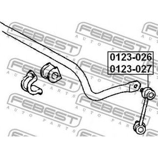 0123-027_тяга стабилизатора заднего левая!Toyota RAV 4 ACA2#/CLA2# 00> фото 1
