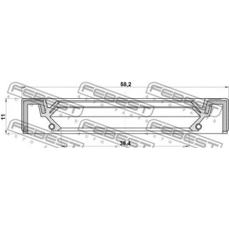 Сальник привода 38x58x11 фото