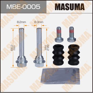 Ремкомплект направляющих тормозного суппорта NISSAN NOTE UK MAKE E11E 2006.01-2013.08  MASUMA MBE-0005 фото