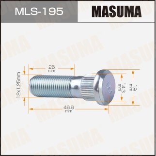 Шпилька колеса Masuma MLS-195 фото