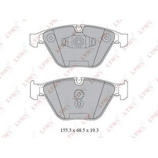 Колодки тормозные передние к-кт LYNXauto BD-1423 фото