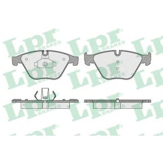 Колодки тормозные передние к-кт Lpr 05P1619 фото