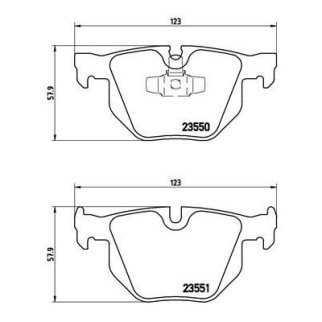 Колодки тормозные задние дисковые к-кт TRIALLI PF 4016 фото 3