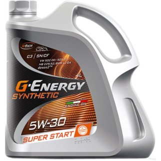 Масло моторное G-Energy Synthetic Super Start 5W-30 синтетическое 4 л 253142400 фото