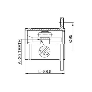 ШРУС внутренний FEBEST 0111MHU38R фото 2