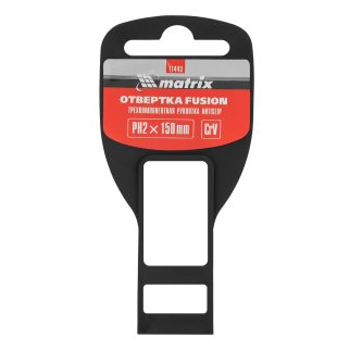 Отвертка крестовая MATRIX Fusion PH2х150мм CrV фото 11 Отвертка крестовая MATRIX Fusion PH2х150мм CrV фото 11