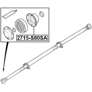 Пыльник ШРУСа FEBEST 2715-S80SA фото 2