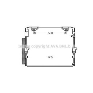 Радиатор кондиционера (конденсер) AVA TO5560D фото