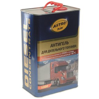 Присадка депрессорная ASTROhim "Антигель" для дизельного топлива (на 2000 л), жестяная канистра 4 л AC-125 фото 1