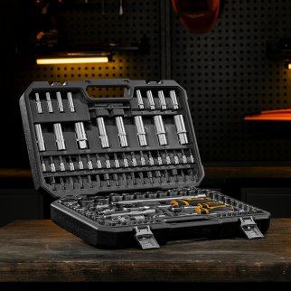 Набор инструмента 109 пред. 1/2", 1/4", CrV, S2 DENZEL фото 20