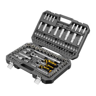 Набор инструмента 109 пред. 1/2&quot;, 1/4&quot;, CrV, S2 DENZEL фото