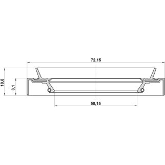 95HDS-52720811X_сальник ступицы! 51.9x72x8/10.5 Mitsubishi Carisma/Lancer/SpaceStar 95-04 фото 2