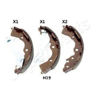 Колодки барабанные к-кт Japanparts GF-H19AF фото