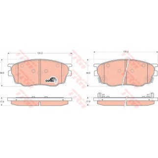 Колодки тормозные TRW GDB3309 фото