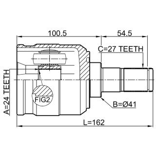 1211-TUC20MT_ШРУС внутренний к-кт! Hyundai IX35 13> фото 2