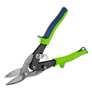 Ножницы по металлу, 250 мм, левый рез, сталь С55,двухкомпонентные рукоятки СИБРТЕХ фото