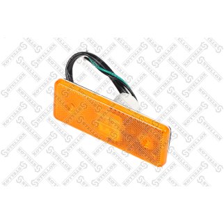 87-33583-SX_фонарь габаритный! LED желтый 110x41 с кабелем MB Actros фото