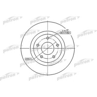 Диск тормозной PATRON PBD7006 фото