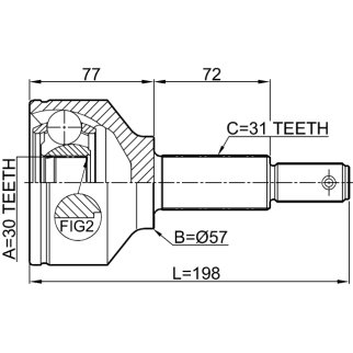 ШРУС наружный FEBEST 2110-TTF330 фото 2