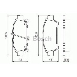 Колодки тормозные BOSCH _0 986 424 762 фото