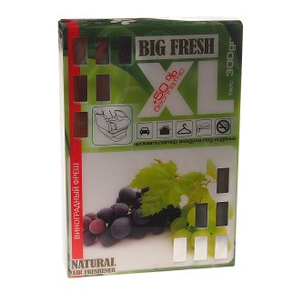 Освежитель водуха под сиденье BIG FRESH XL (виноград) фото