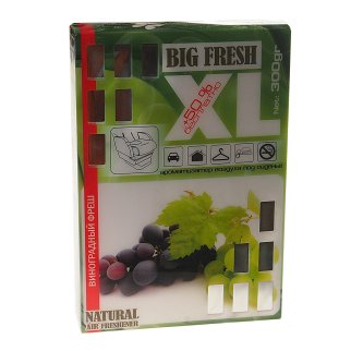 Освежитель водуха под сиденье BIG FRESH XL (виноград) фото