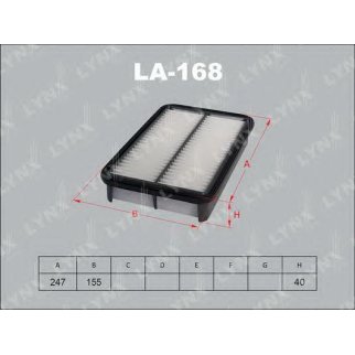 Фильтр воздушный LYNXauto LA168 фото