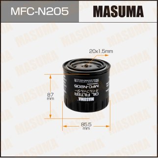 Фильтр масляный MASUMA _MFC-N205 фото