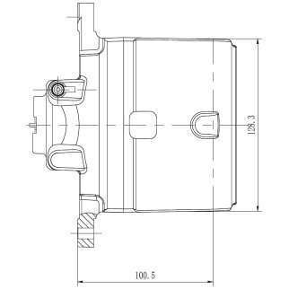 Суппорт торм. для а/м Mazda 6 (07-) перед лев. d=57мм TRIALLI CF 012116 фото 4
