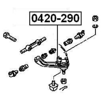 Опора шаровая FEBEST 0420-290 фото 2