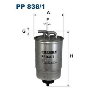 Фильтр топливный FILTRON PP 8381 фото